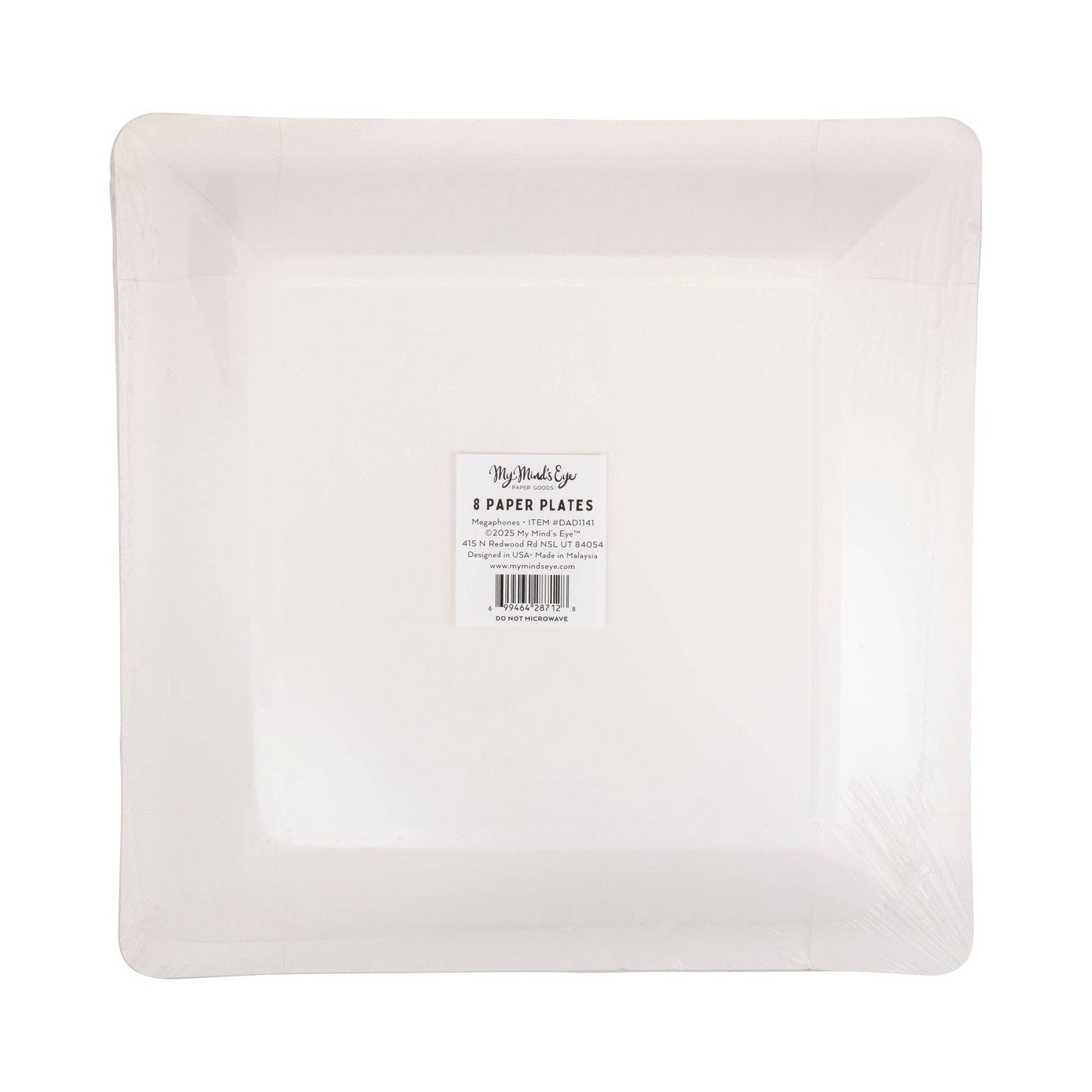 Father's Day Megaphone Pattern Plate