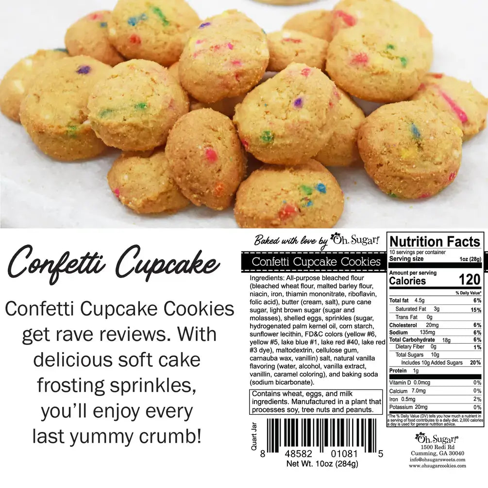 Cookie Jars - Bright Stripe You Deserve Cookies - Quart: Chocolate Chip
