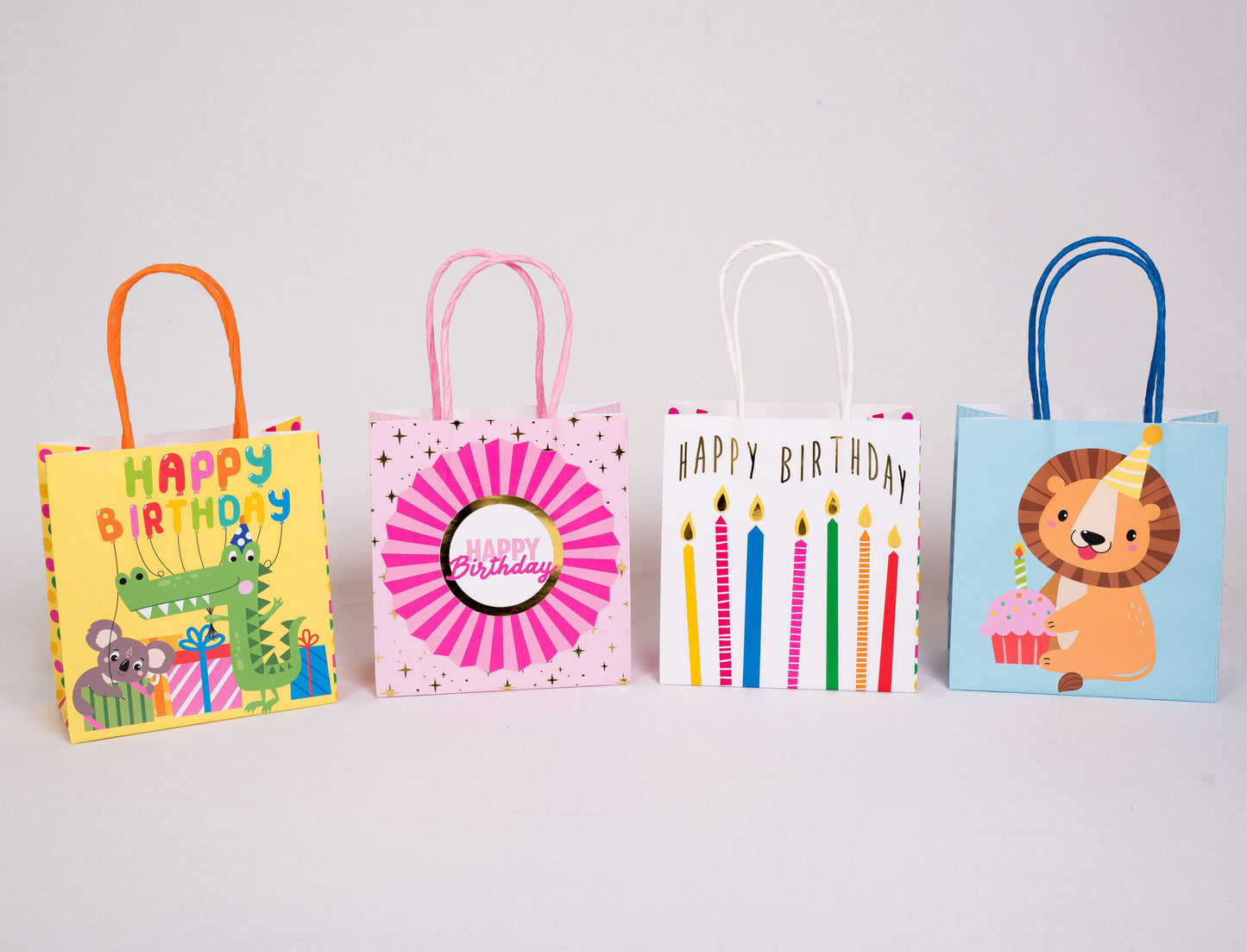 Happy Birthday Candle Favor Bags