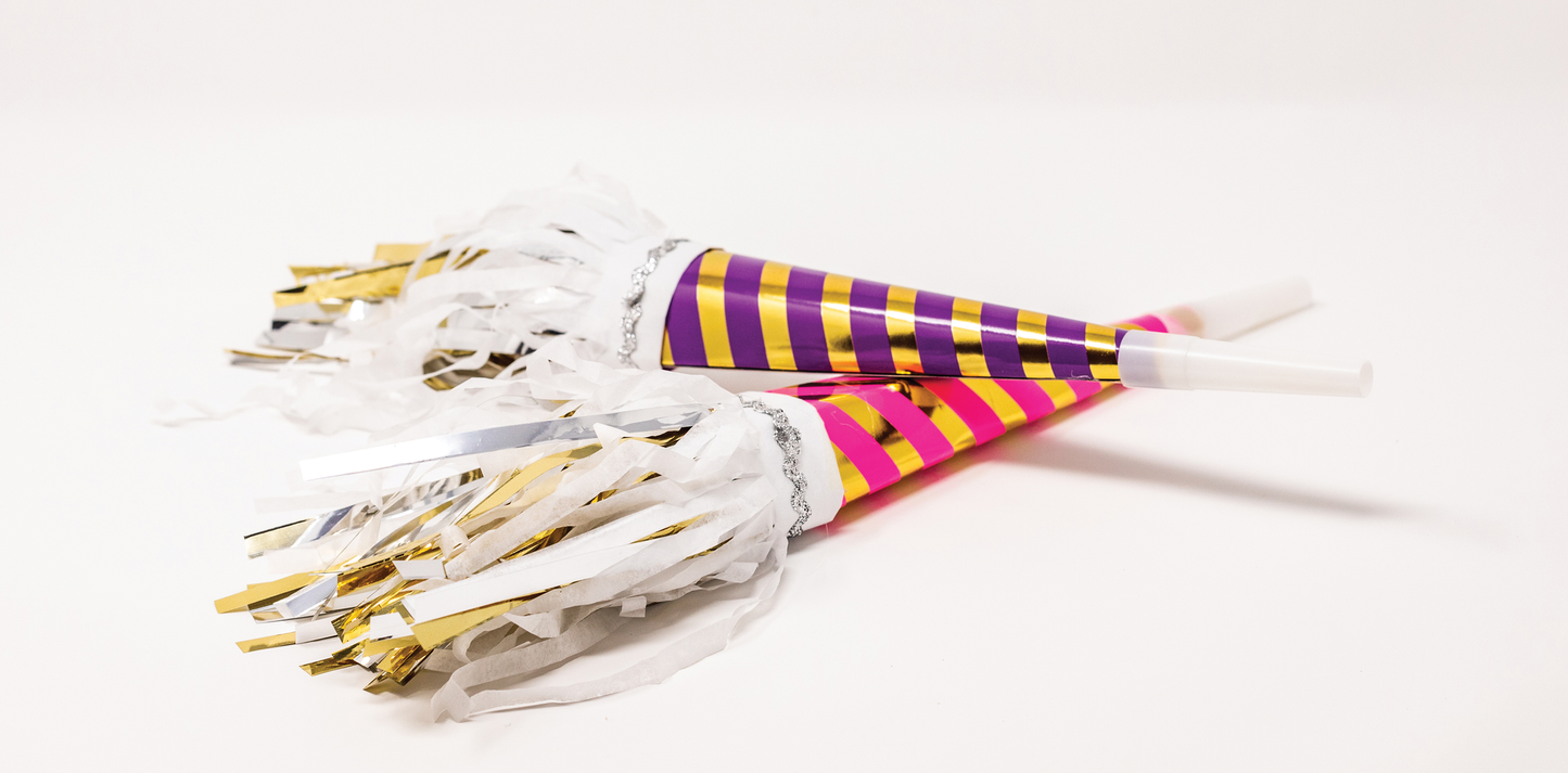 Striped Party Horns
