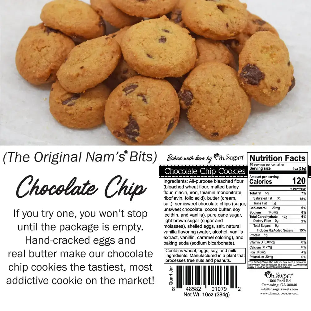 Cookie Jars - Bright Stripe You Deserve Cookies - Quart: Chocolate Chip