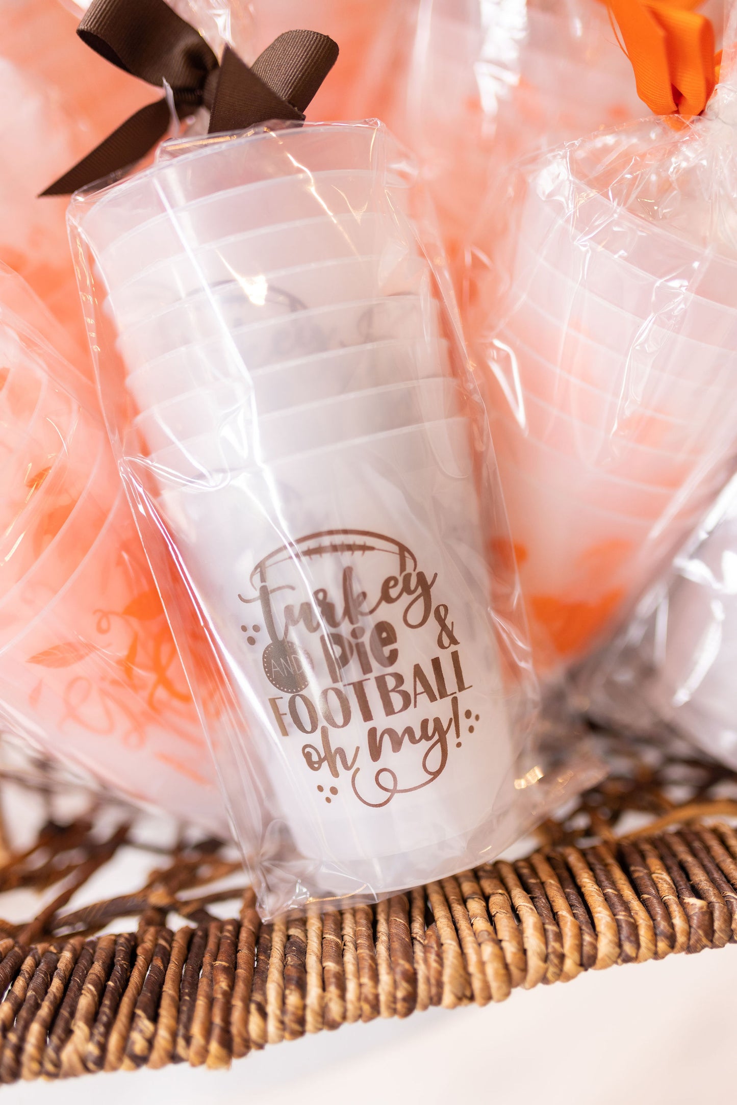 Turkey And Pie & Football Oh My Frost Flex Cups