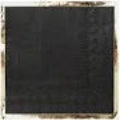 Black Cocktail Napkin with gold trim