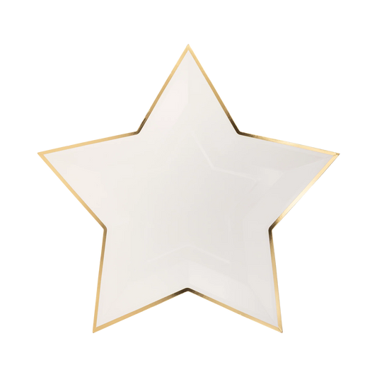 Cream Shaped Plates