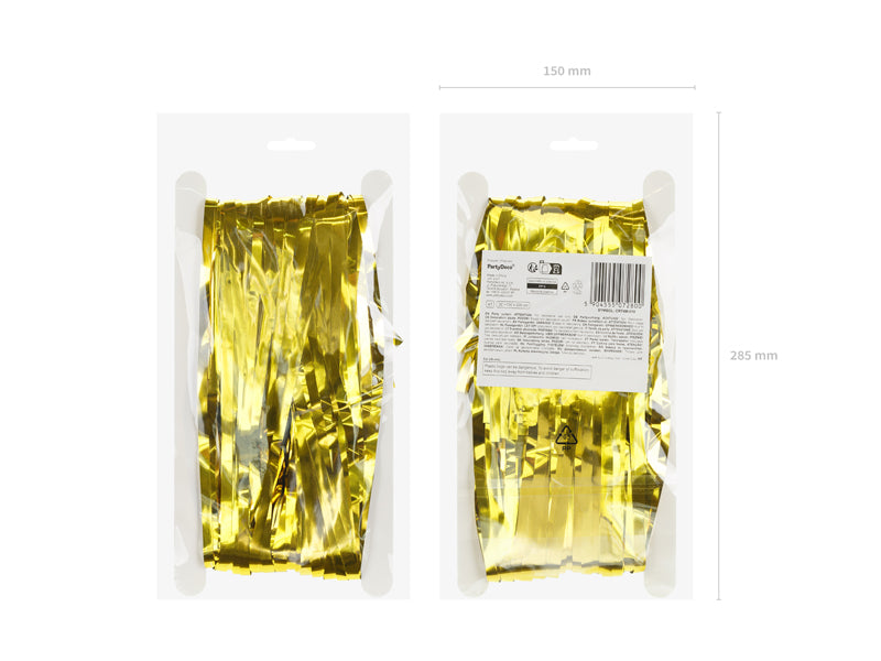 Gold Fringe Curtain Backdrop