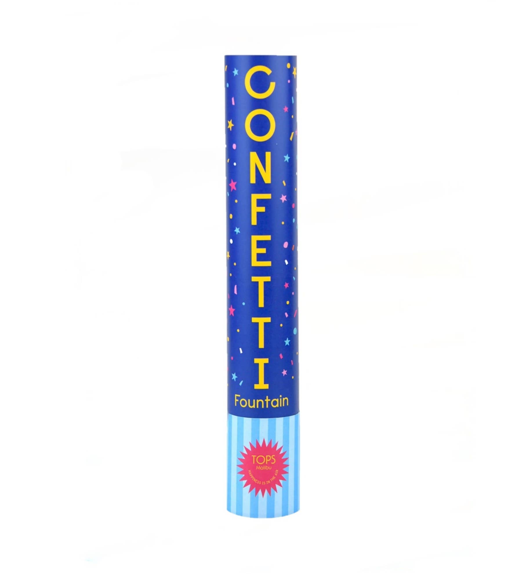 Grande 12" Confetti Fountain Poppers Blue