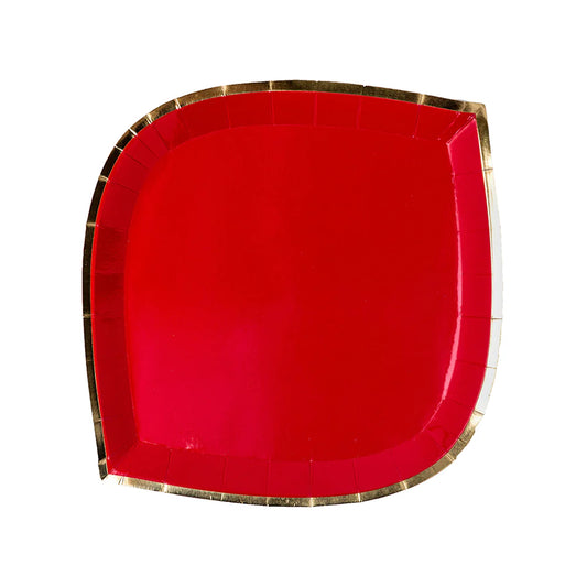 Posh Ruby Dinner Plates