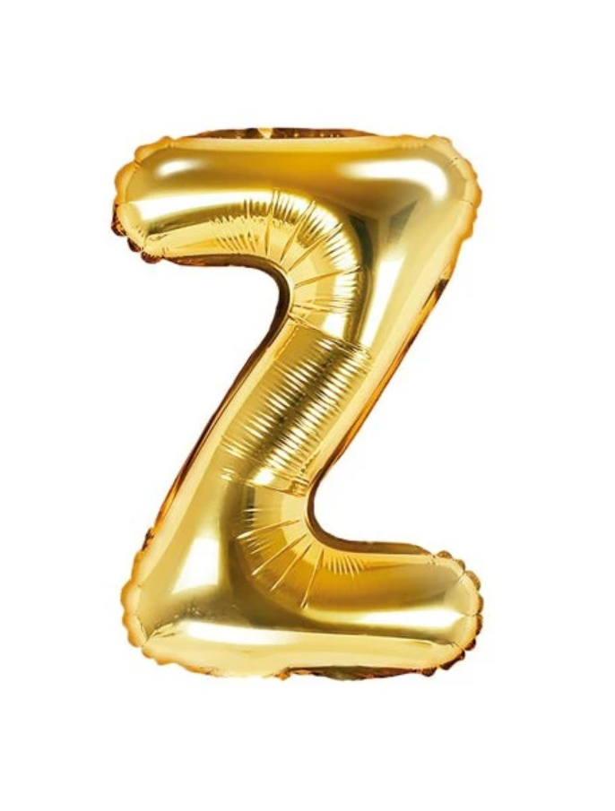 Gold Foil Letters (A to Z) - 16 in.