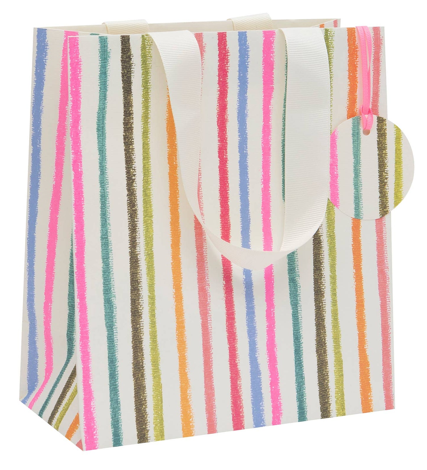 BAG MEDIUM VERTICAL STRIPES - PaperGeenius