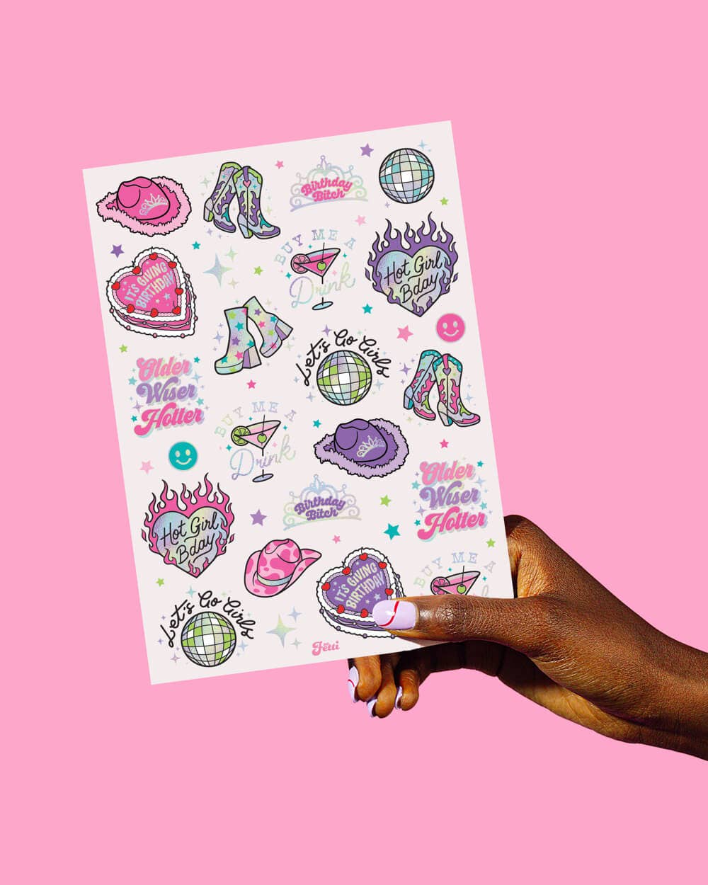Birthday Party Temporary Tattoos, Party Decor,Gift Accessory - PaperGeenius