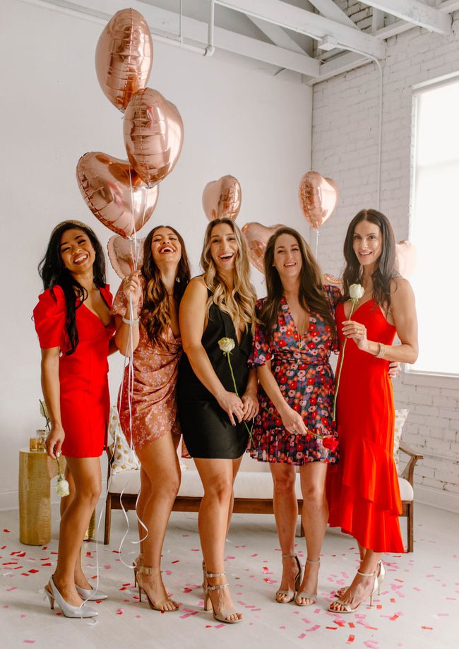 Galentine's Day Balloon Bouquet - PaperGeenius