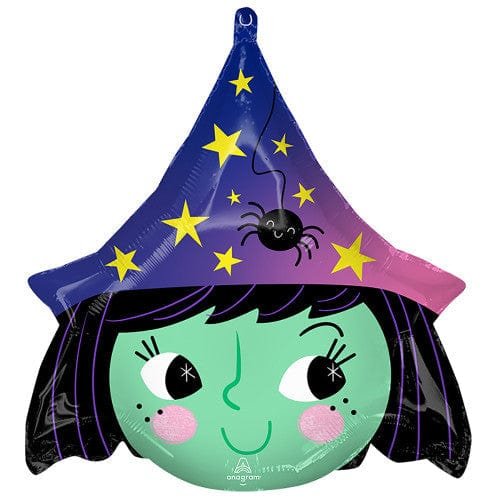 Halloween Witch 17″ Balloon - Party Geenius Dallas