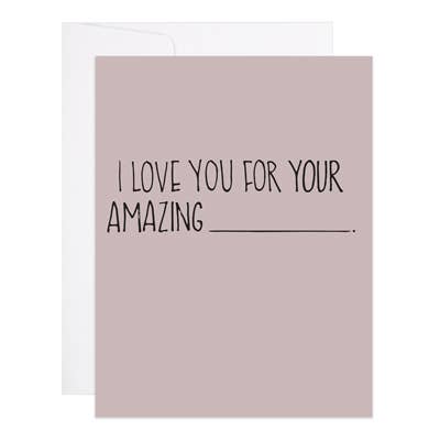 I Love Your Amazing - PaperGeenius