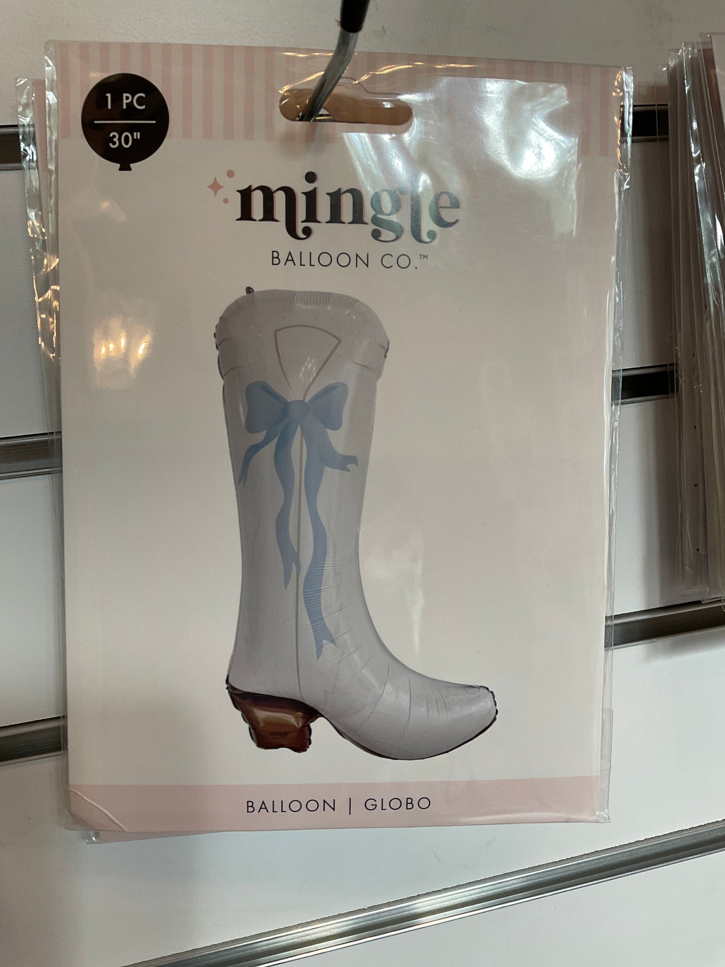 Cowgirl Boot Shaped Foil Balloon