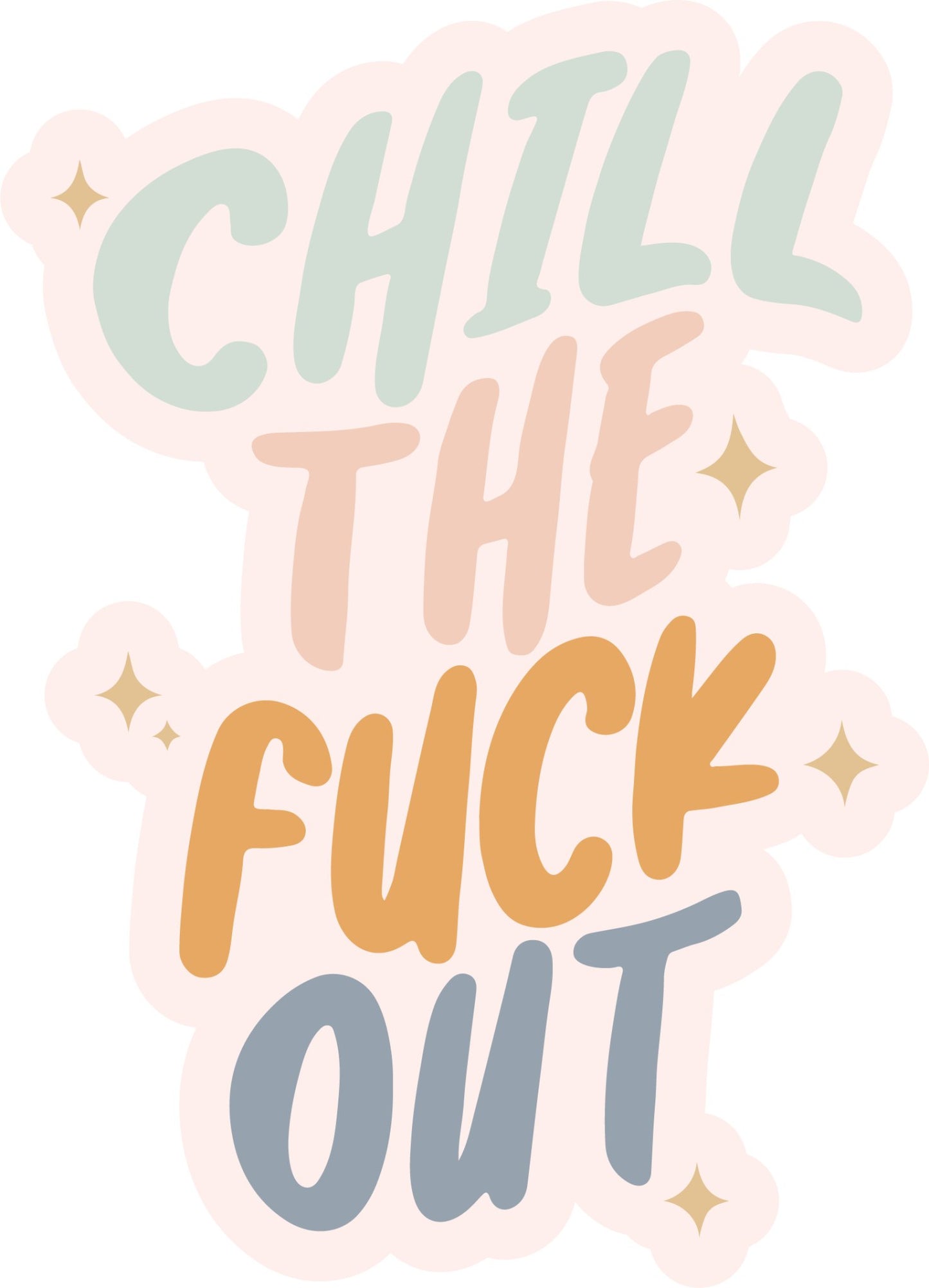 Non-Packaged Individual Stickers: Shit Got Real - PaperGeenius