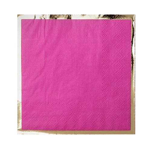 Posh Cocktail Napkins - Pinky Pie - 20 Pk. - PaperGeenius