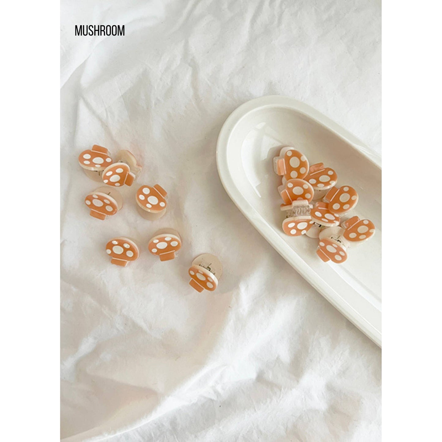 Small Hair Clip Hair Claw - DOLLI: ONE SIZE / YELLOW SMILEY - PaperGeenius