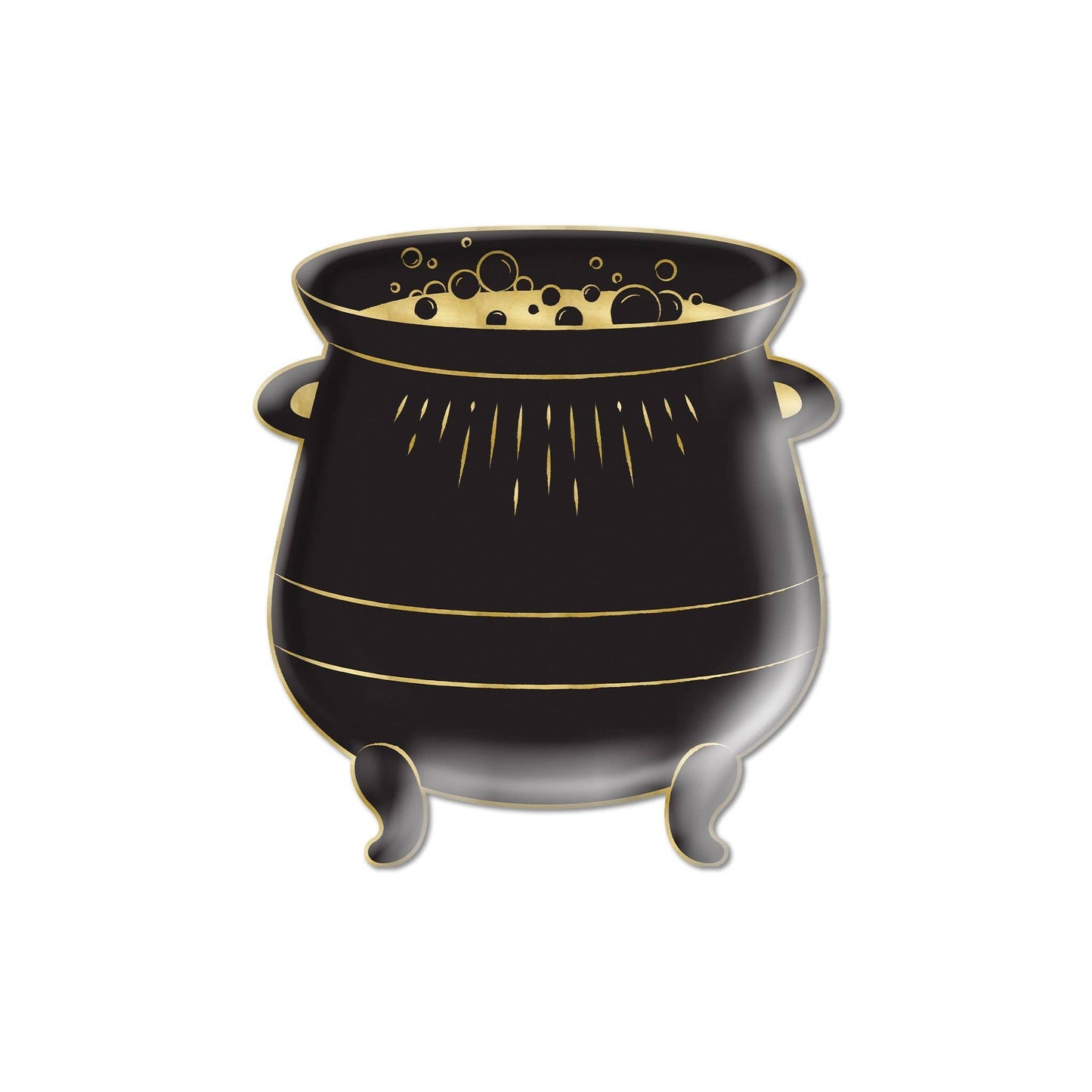 Spellbound Cauldron Shaped 9" Plate - PaperGeenius