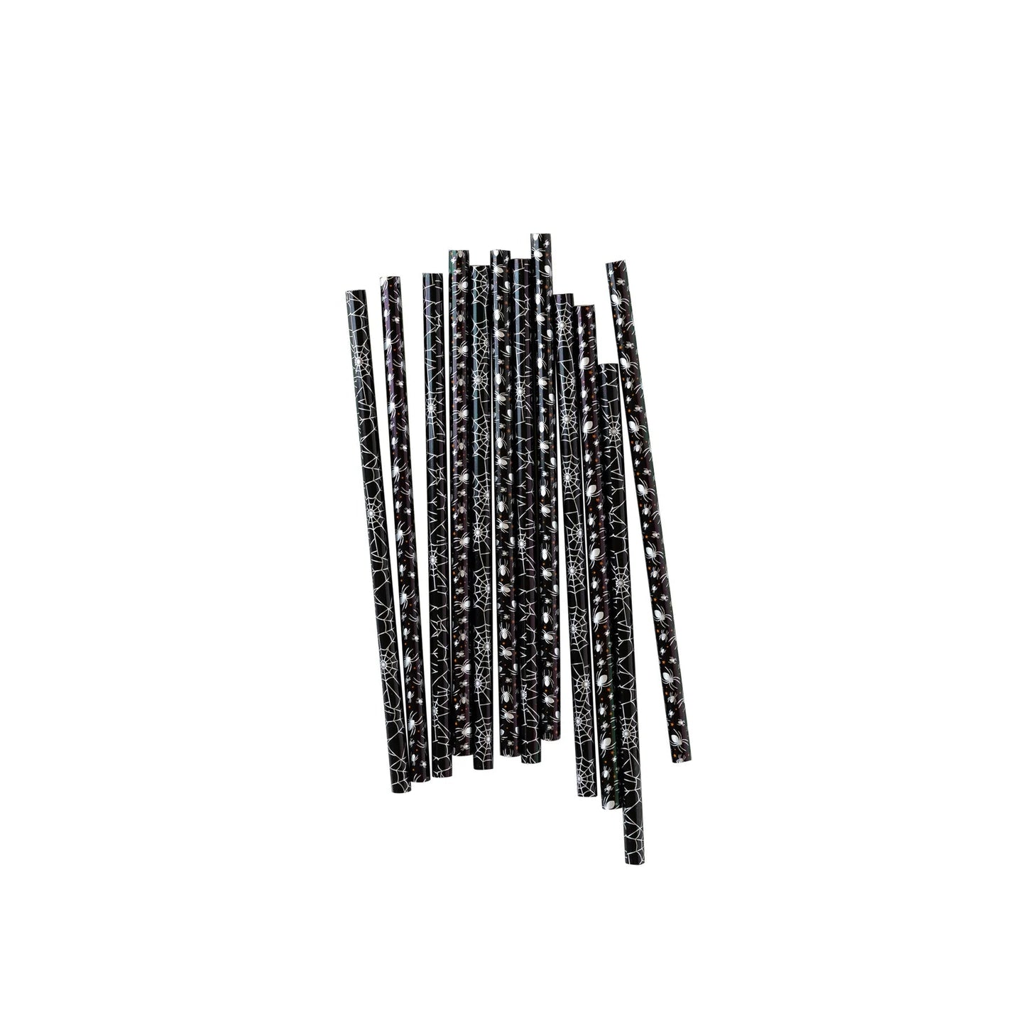 Spiders & Webs Reusable Straws - PaperGeenius