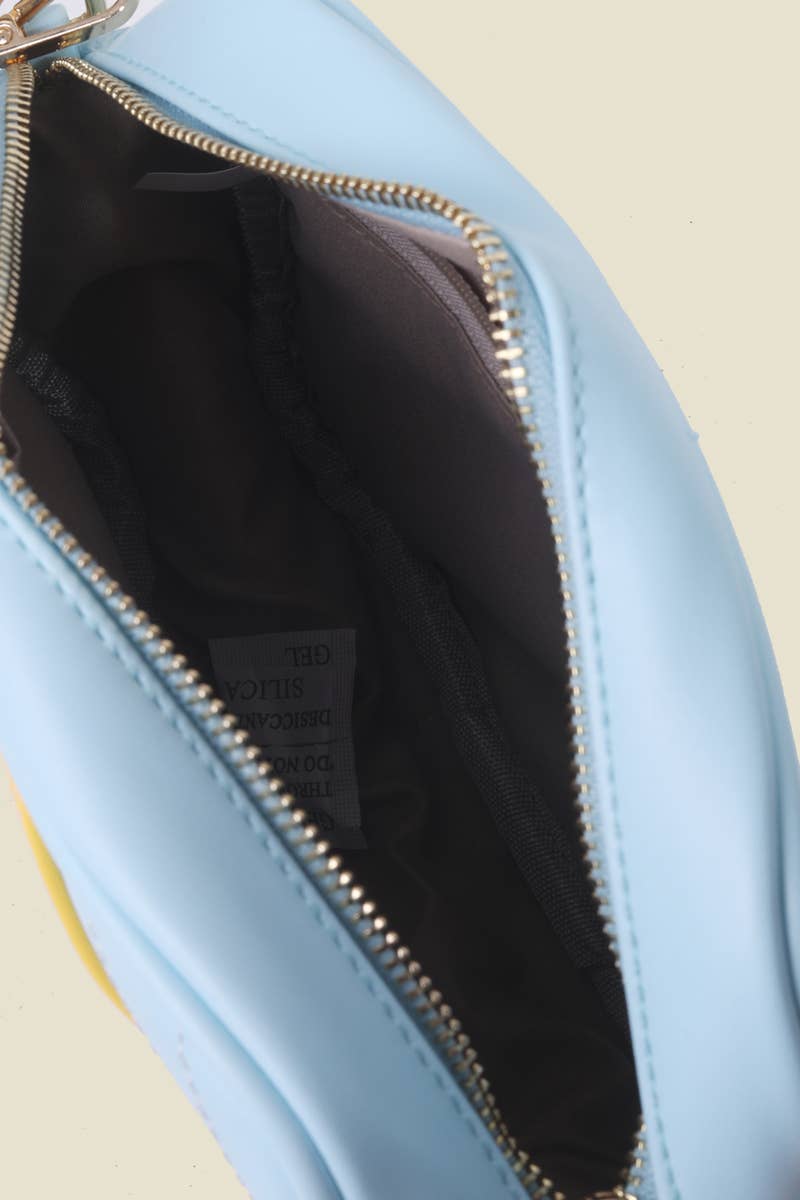 Striped Rectangle Fashion Crossbody Bag: MU - PaperGeenius