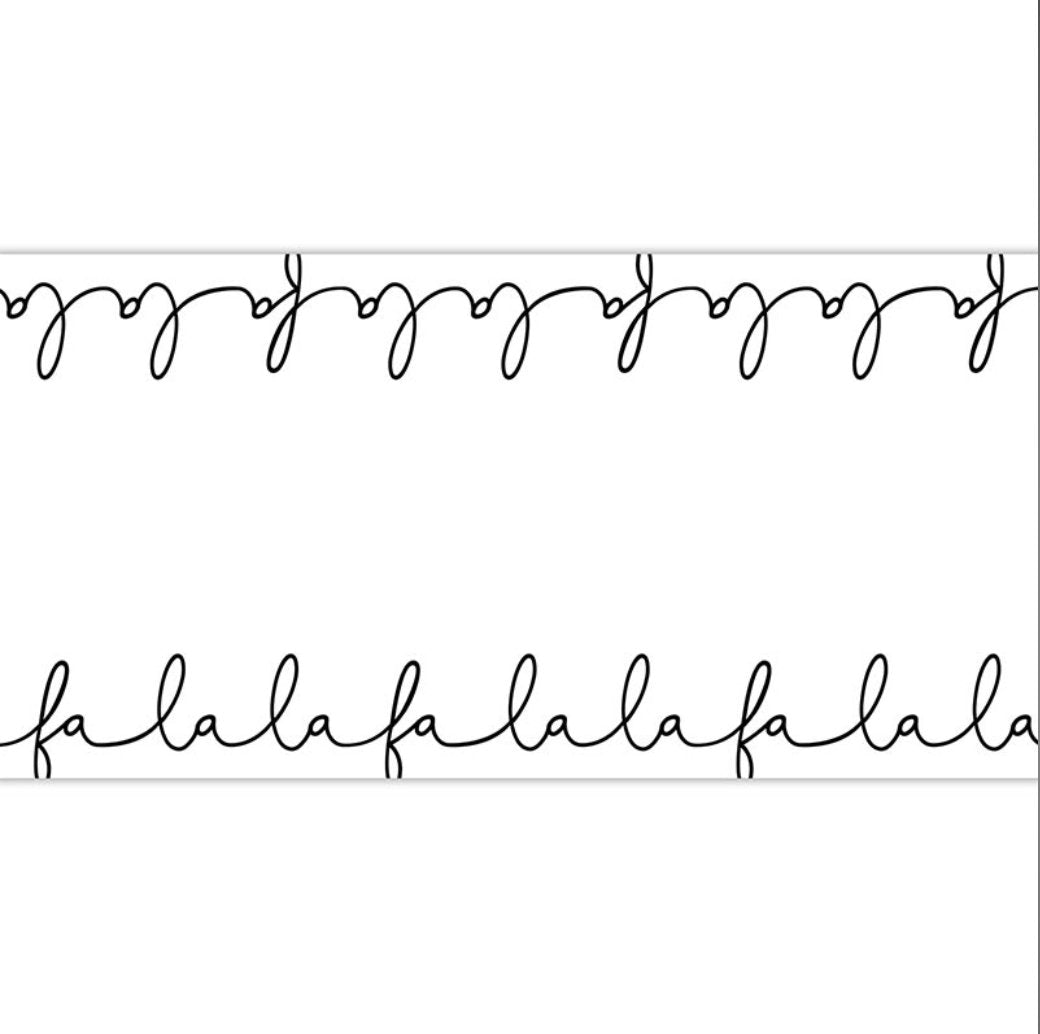 Table Runner- Fa La La La - PaperGeenius