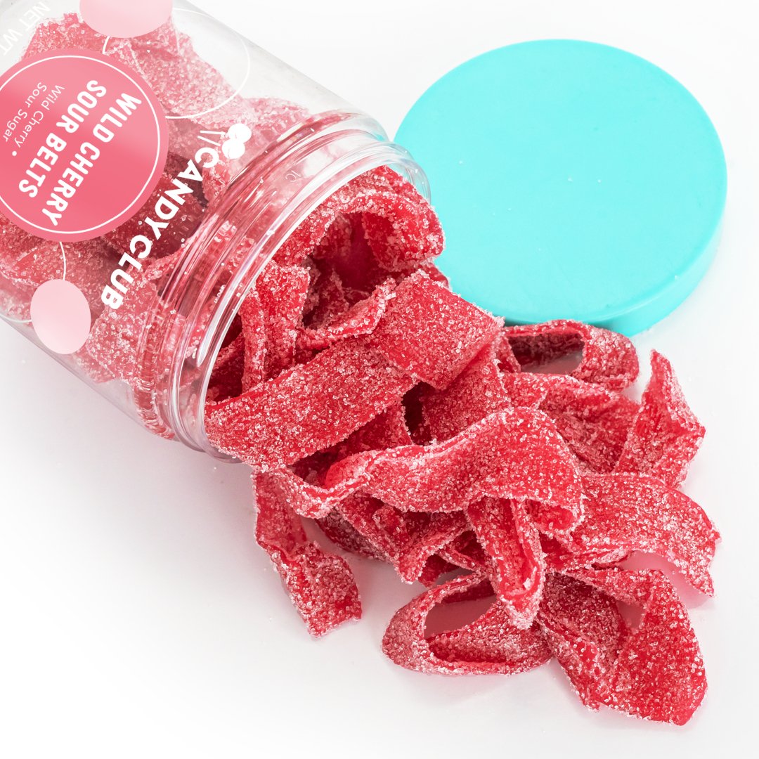 Wild Cherry Sour Belts - PaperGeenius