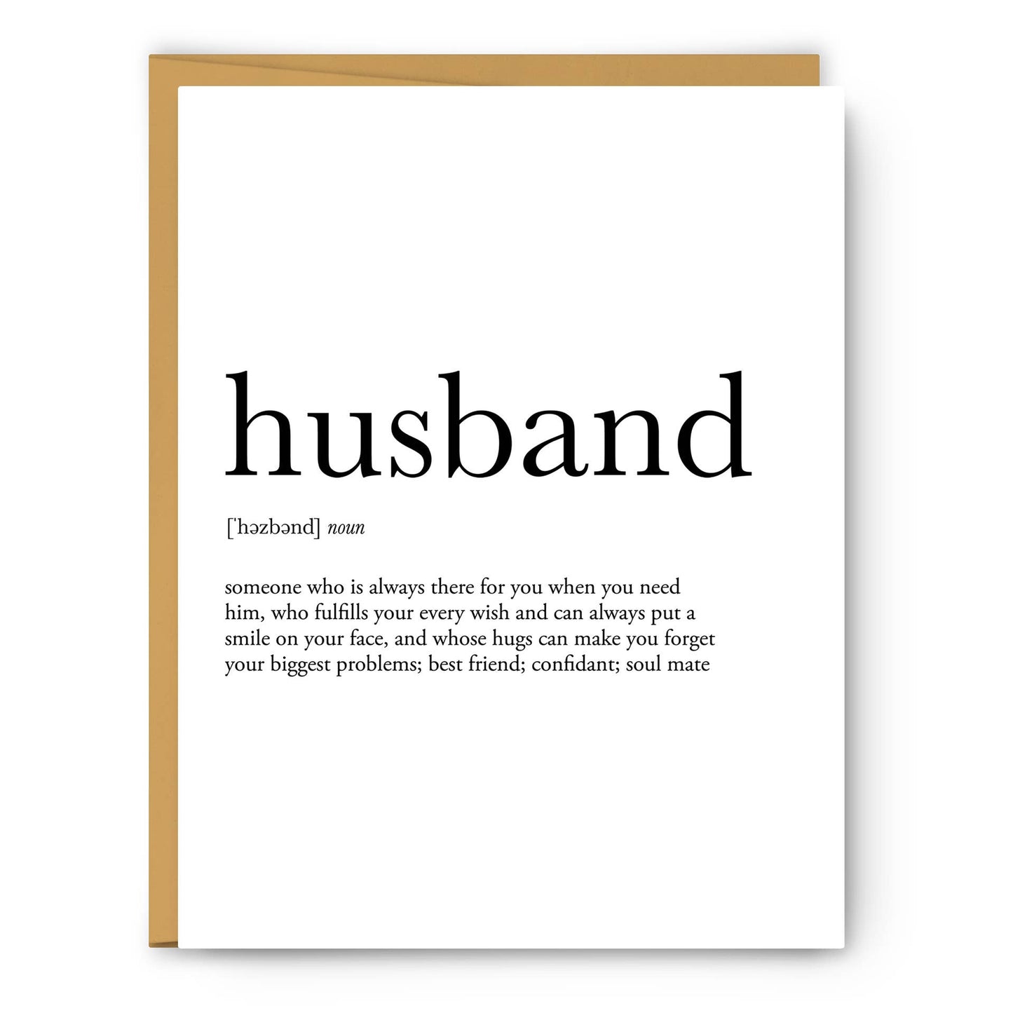 Husband - Greeting Card