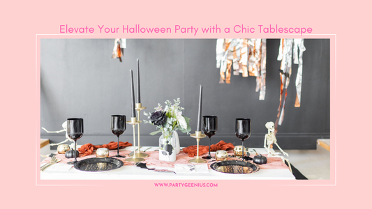 Elevate Your Halloween Party with a Chic Tablescape by Party Geenius