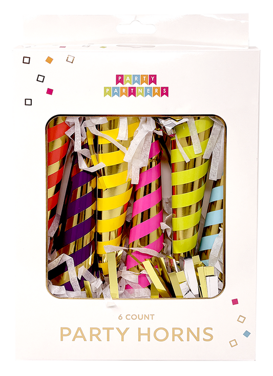 Striped Party Horns