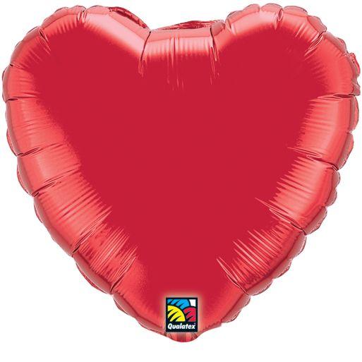 18" Foil Heart Balloon - PaperGeenius