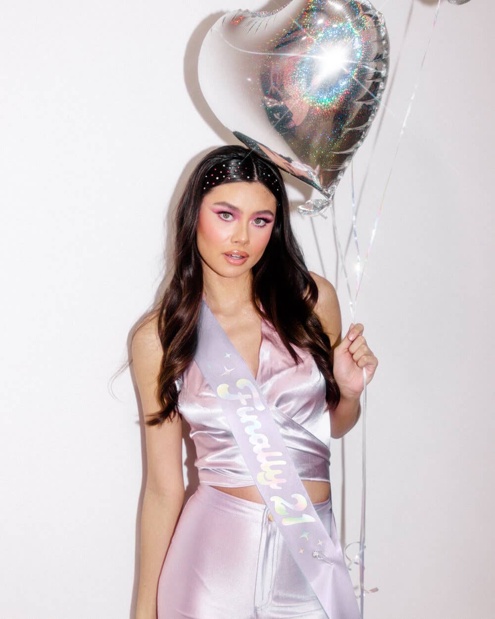 21st Birthday Party Sash, Finally Legal, Party Accessory - PaperGeenius