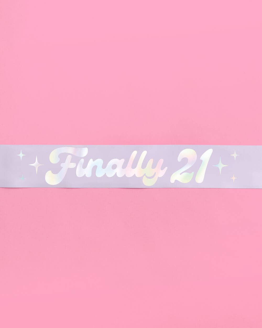 21st Birthday Party Sash, Finally Legal, Party Accessory - PaperGeenius