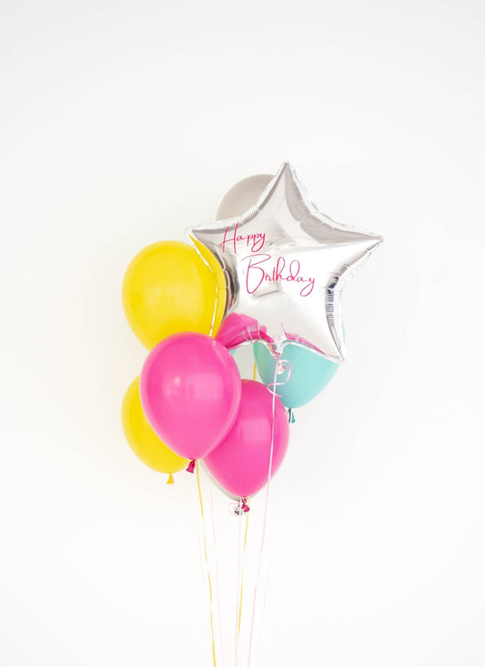 (3) Latex Balloon Bouquet + (1) Foil - PaperGeenius