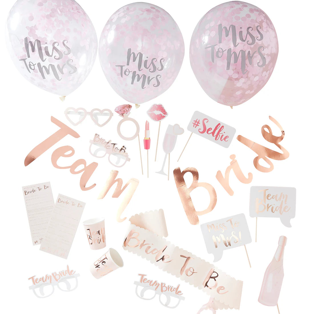 Ultimate Bachelorette Party Supplies Kit (48 Pieces)