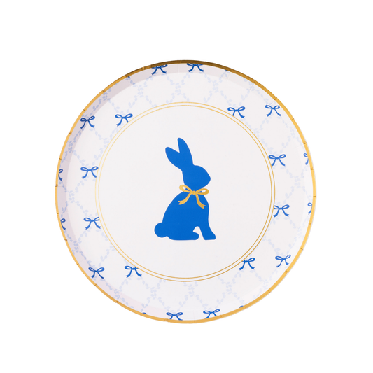 Blue and White Easter Plates