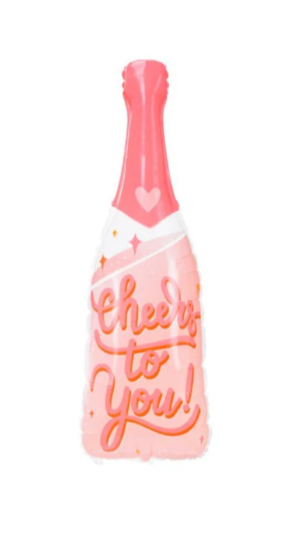 Cheers To You Pink Champagne Bottle