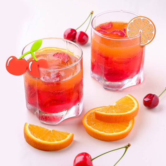 Cherry Drink Stirrers Cocktails