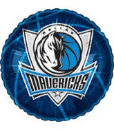 18" Dallas Mavericks Basketball Foil Balloon