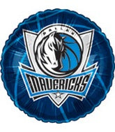 18" Dallas Mavericks Basketball Foil Balloon