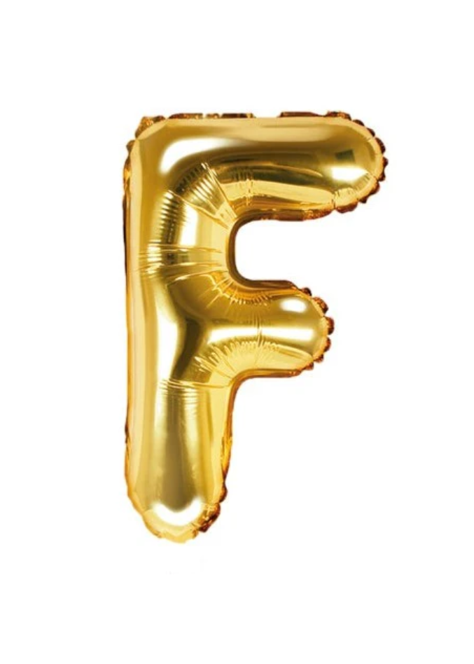 Gold Foil Letters (A to Z) - 16 in.