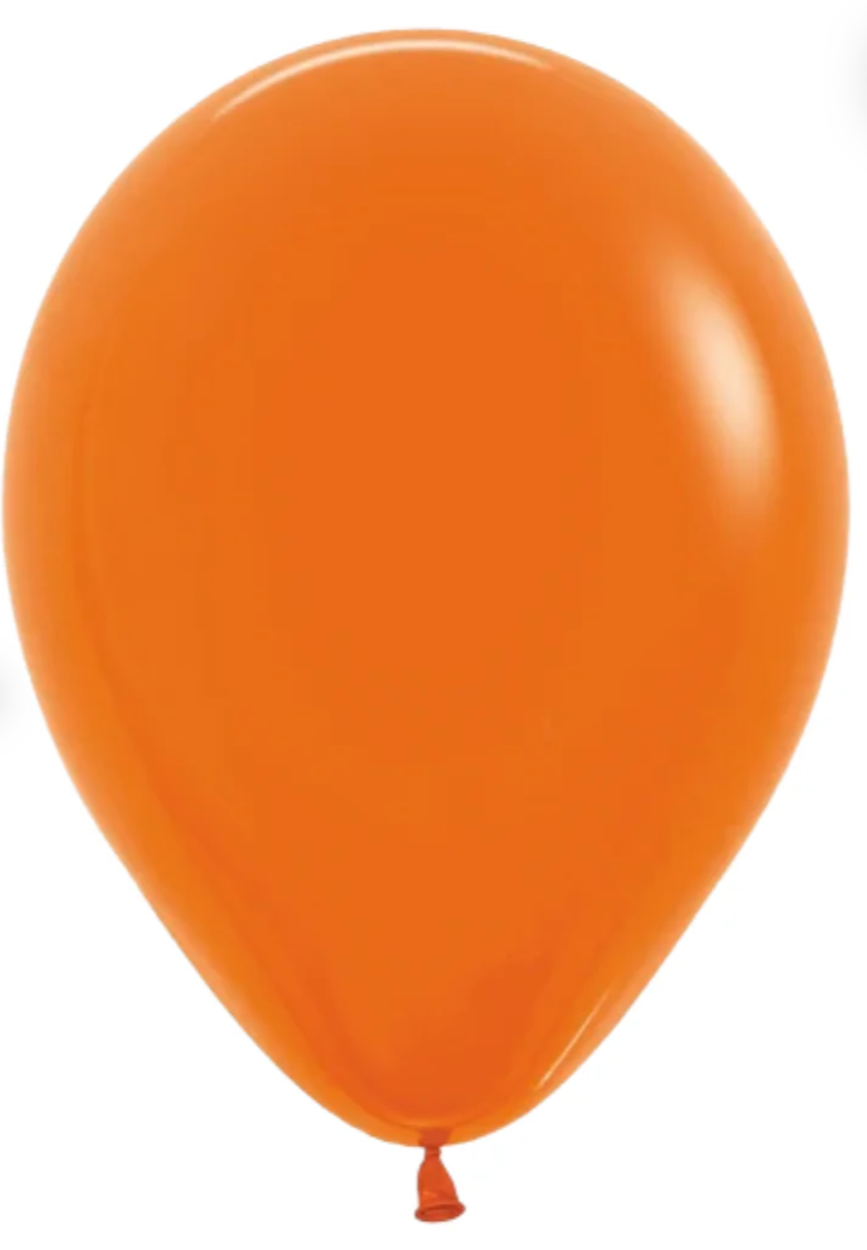 Fashion Orange 12-inch Latex Balloon