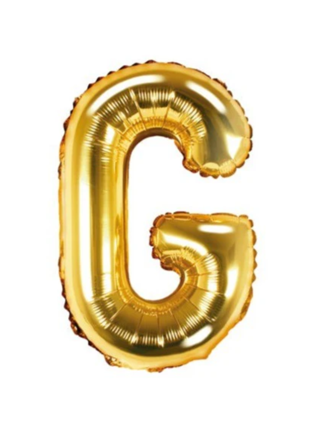 Gold Foil Letters (A to Z) - 16 in.