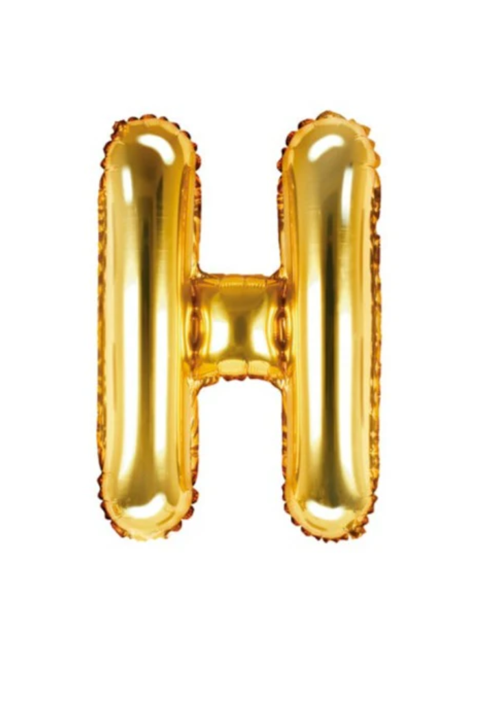Gold Foil Letters (A to Z) - 16 in.