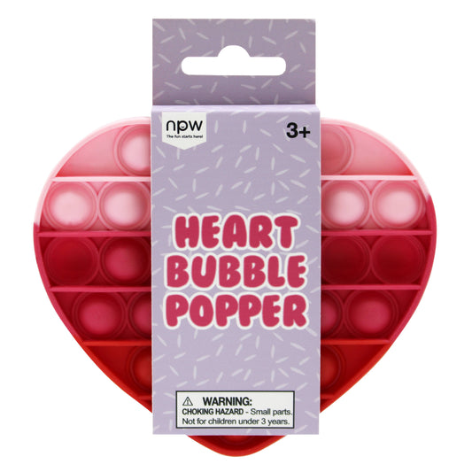 Heart Bubble Popper Valentine's Day