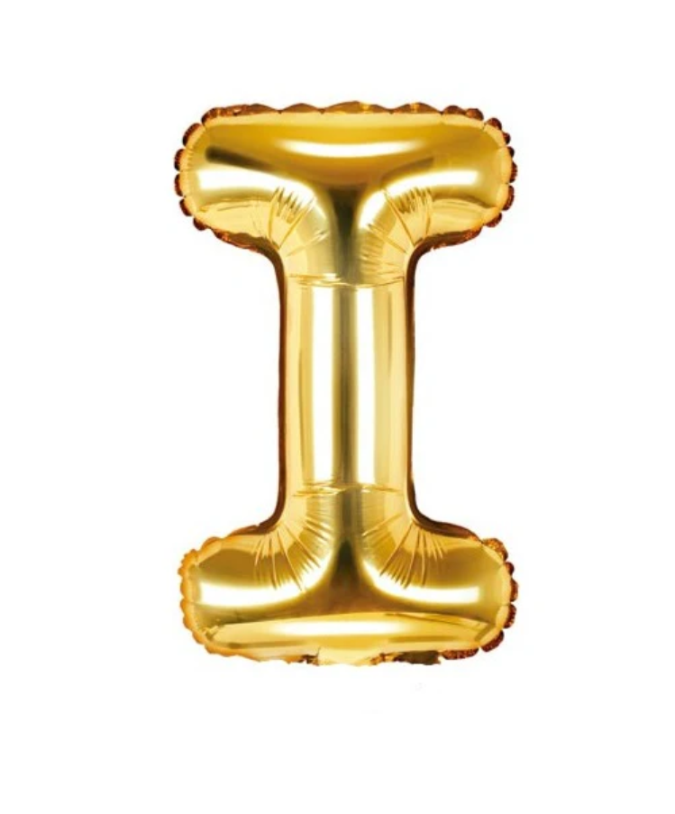 Gold Foil Letters (A to Z) - 16 in.