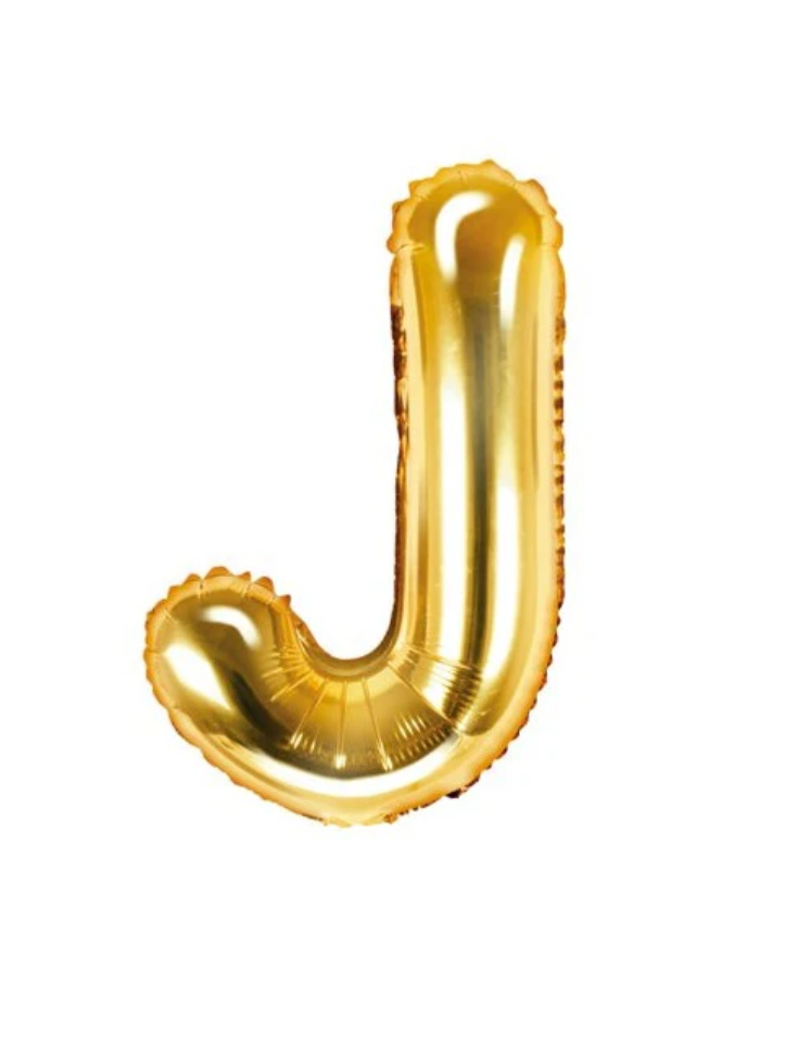 Gold Foil Letters (A to Z) - 16 in.