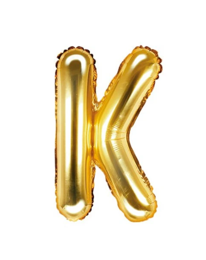 Gold Foil Letters (A to Z) - 16 in.