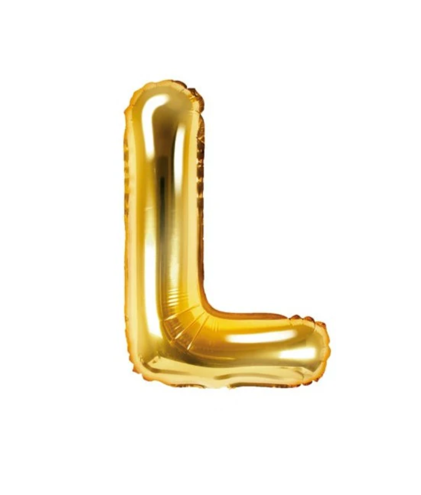 Gold Foil Letters (A to Z) - 16 in.