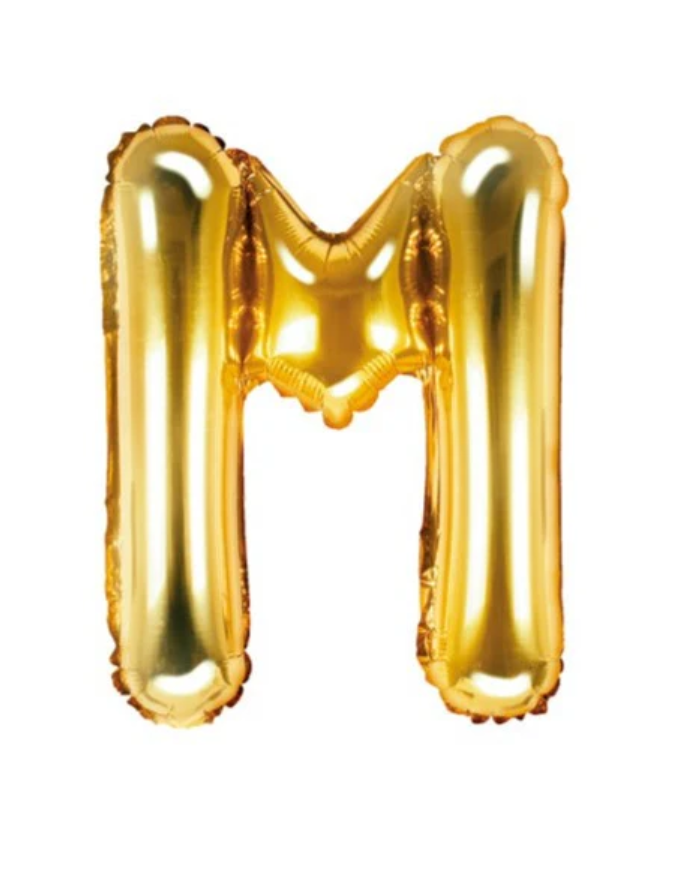 Gold Foil Letters (A to Z) - 16 in.