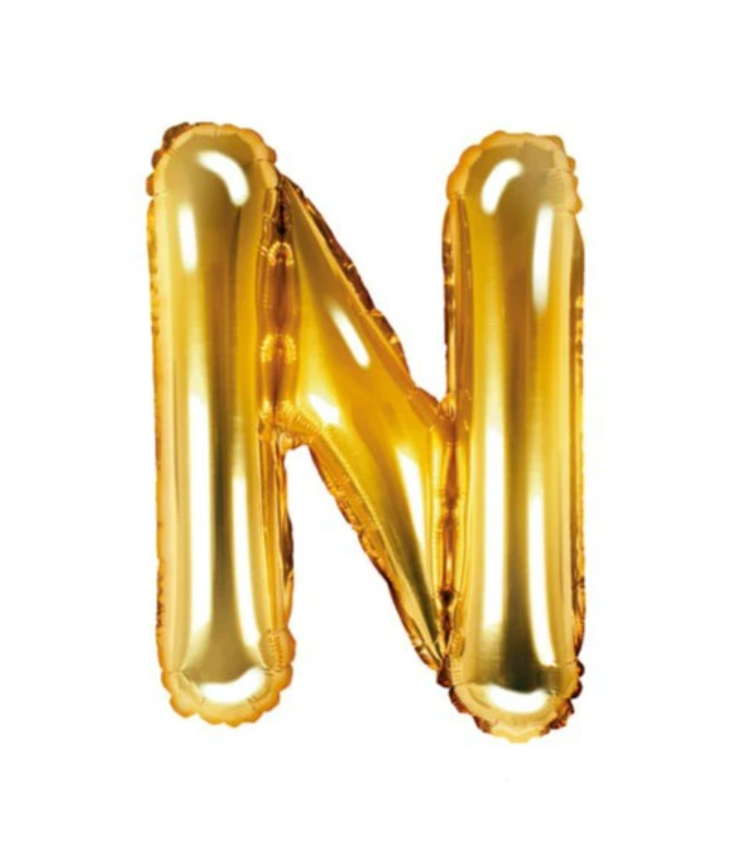 Gold Foil Letters (A to Z) - 16 in.